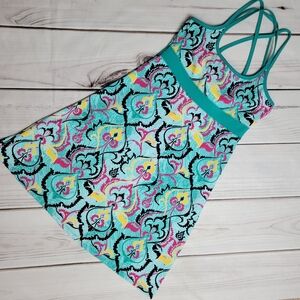 Soybu Activewear Strappy Cross Band Dress SZ S